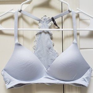 Aerie Real Sunnie Wireless Push Up Racerback Bra
